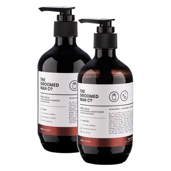 THE GROOMED MAN CO. - Cool Cola Hair Shampoo & Conditioner Kit