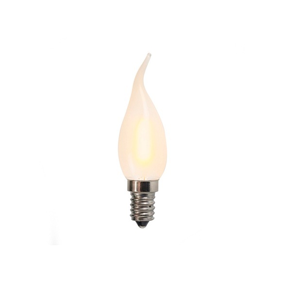 5er Set E14 LED gefrostete Kerzenlampe BXS35 1W 100 Lumen 2200K
