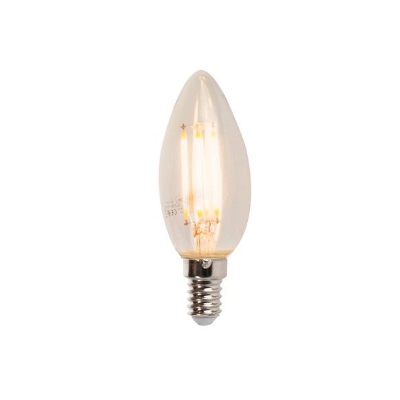 5er Set E14 dimmbare LED Filament Kerzenlampen 5W 360lm 2700K