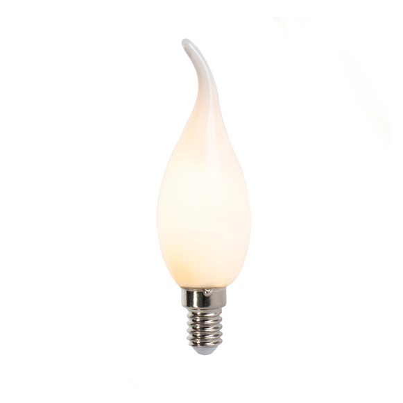 5er Set E14 dimmbare LED Glühlampen F35 matt 3W
