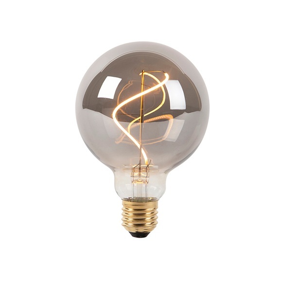 5er Set D27 dimmbare LED-Glühlampen rauchen G95 2100K