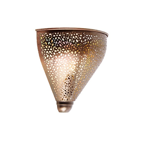 Orientalische Wandleuchte Kupfer - Muraf