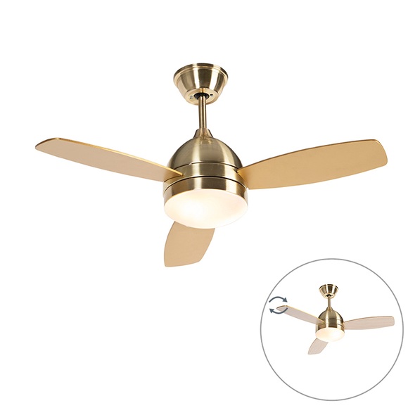 Deckenventilator Messing mit Fernbedienung - Rotar