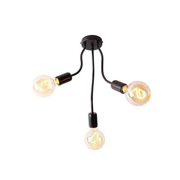 Design Deckenleuchte schwarz 3-Licht - Wimme