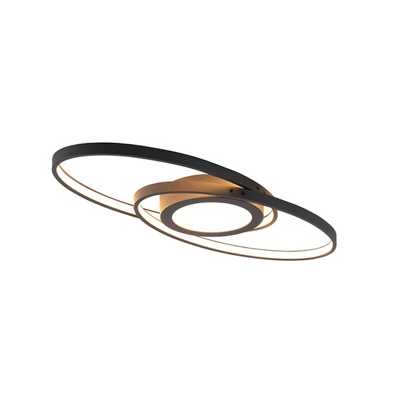 LED-Deckenleuchte Galaxy, dimmbar, anthrazit