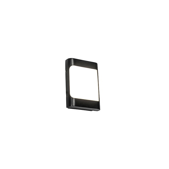 Moderne Außenwandleuchte schwarz inkl. LED IP44 - Khuvan