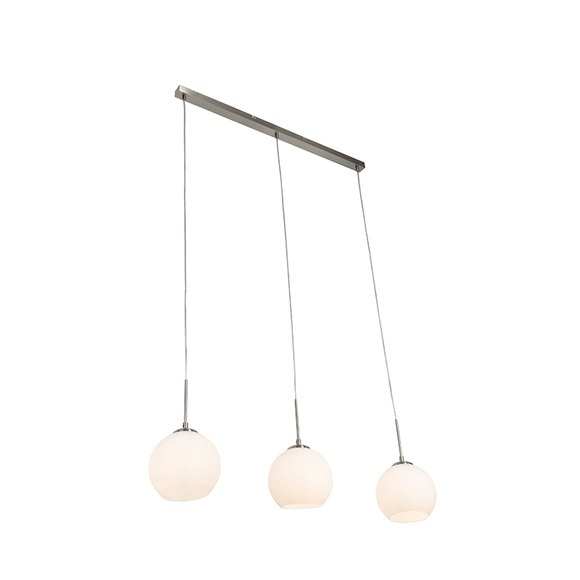 Moderne Hängelampe 3-Licht Stahl - Eloy