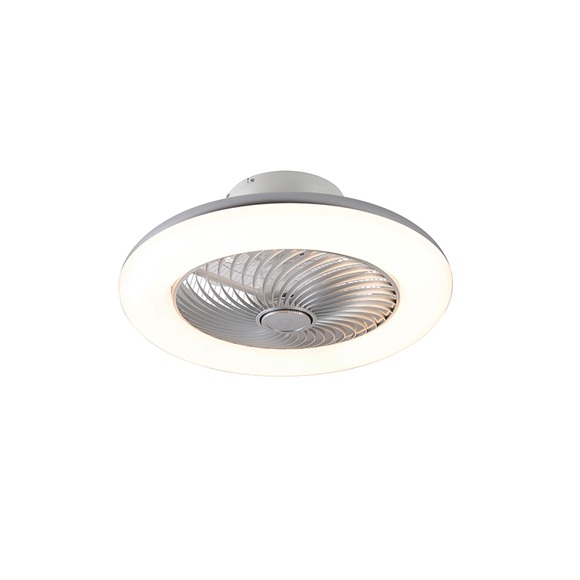 Design Deckenventilator silber dimmbar - Clima