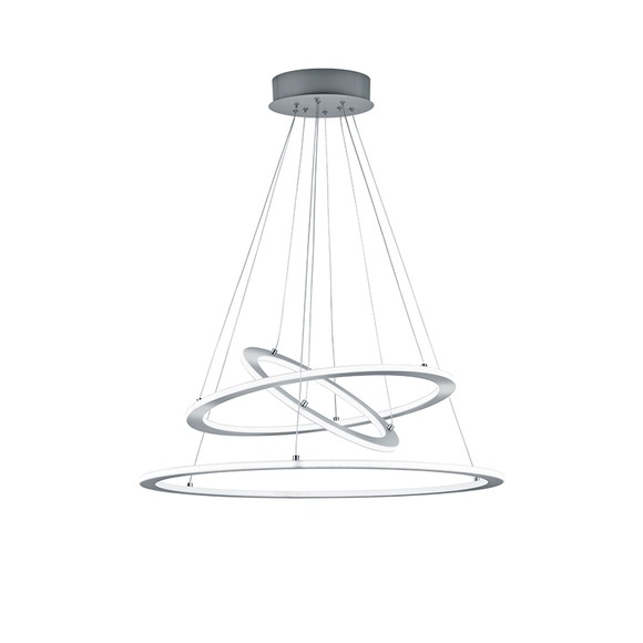 Design Hängelampe Stahl inkl. LED 3-stufig dimmbar - Tijn