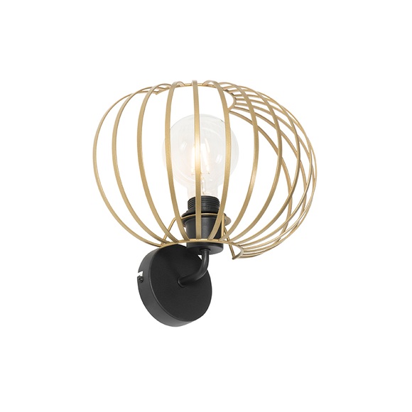 Design wandlamp goud 30 cm - Johanna