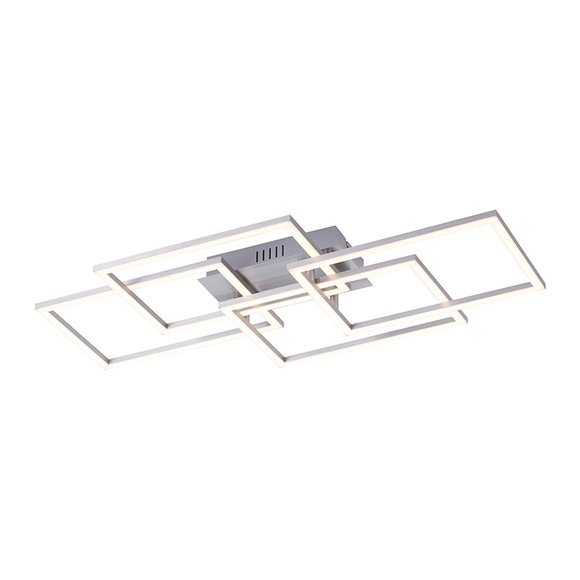 Deckenleuchte Stahl inkl. LED und dimmbares 4-Licht - Amanda