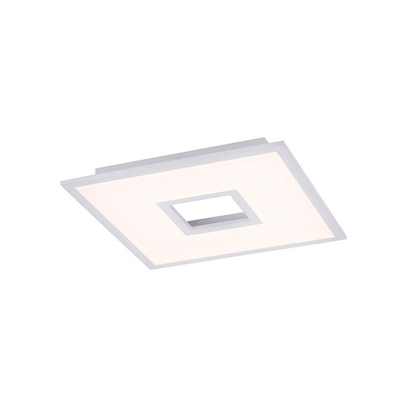 Design Deckenleuchte weiß 45 cm inkl. LED und Dimmer RGB - Fliese