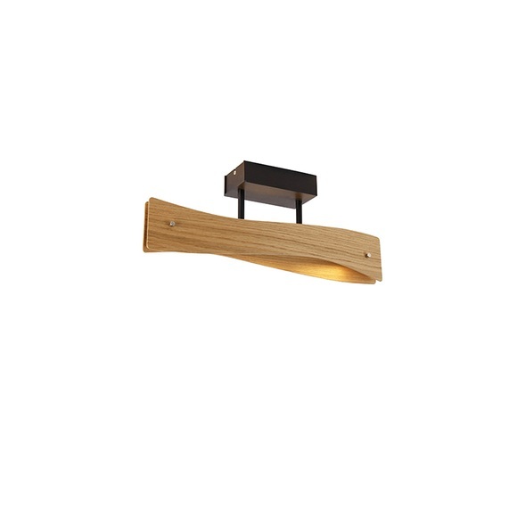 Moderne Deckenleuchte Holz inkl. LED - Sjaak S.