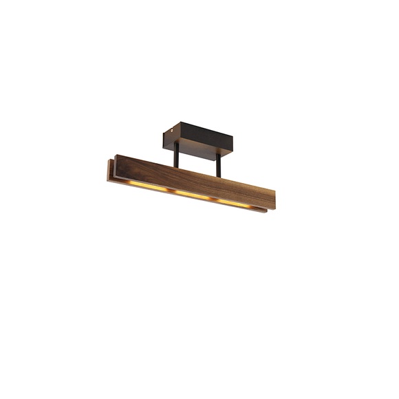 Land Deckenleuchte Holz inkl. LED 3-Stufen dimmbar - Holz
