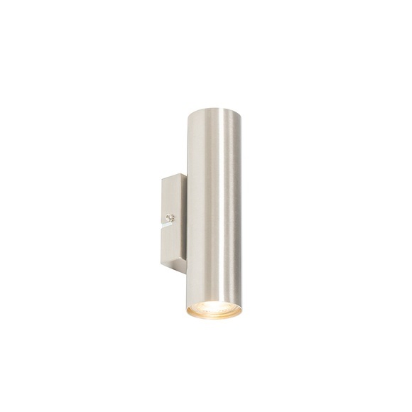 Moderne wandlamp staal 2-lichts - Jeana