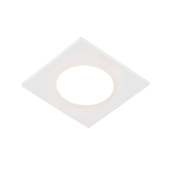 Set van 6 inbouwspots wit incl. LED 3-staps dimbaar IP65 - Simply