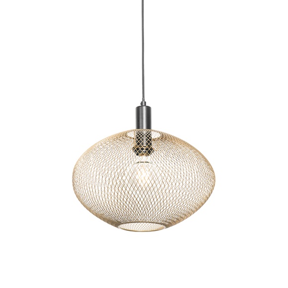 Industriële hanglamp goud - Molly