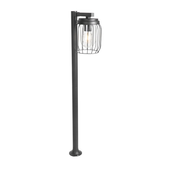 Modern buiten paaltje zwart 100 cm IP44 - Luc