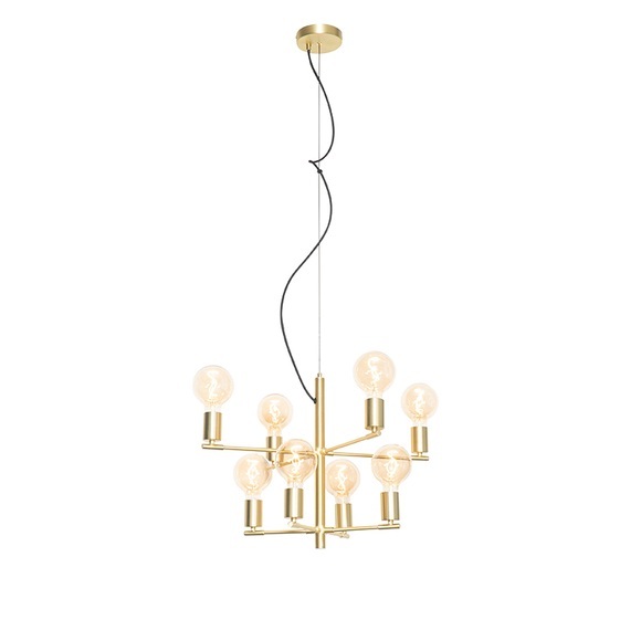 Moderne hanglamp goud 8-lichts - Osprey