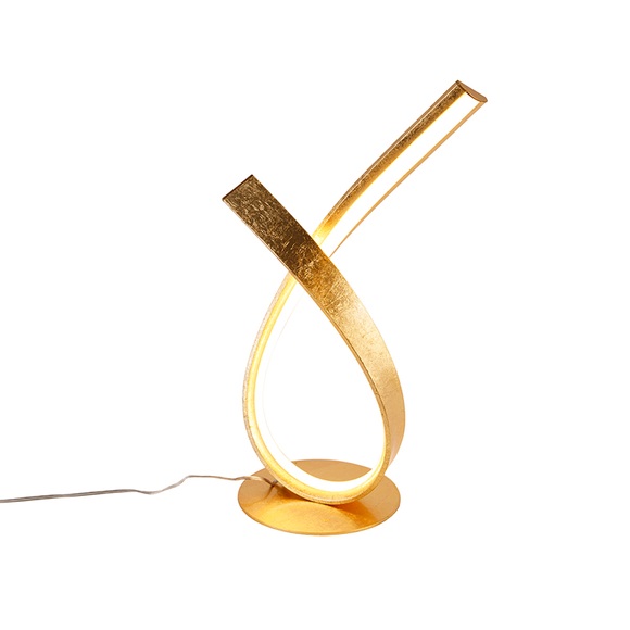 Paul Neuhaus LINDA 4720-12 LED-Tischlampe 12 W Warm-Weiß EEK: LED (A++ - E) Blattgold (glänzend)