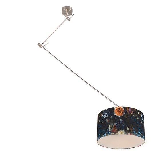 Moderne Hängelampe Stahl mit Pflanzenschirm 35 cm - Blitz 1
