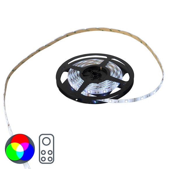 Paul Neuhaus 1198-70 LED-Streifen-Komplettset EEK: LED (A++ - E) mit Stecker 230 V 500 cm RGB