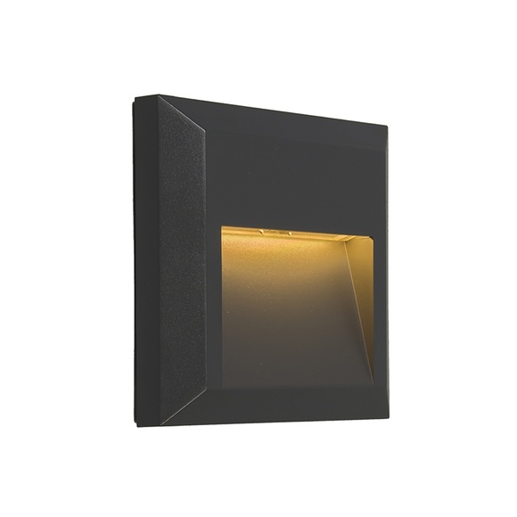 Set mit 2 modernen Wandleuchten dunkelgrau inkl. LED - Gem 2