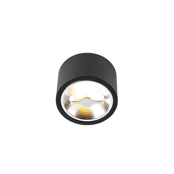 Moderner Deckenfleck schwarz AR111 inkl. LED - Experte