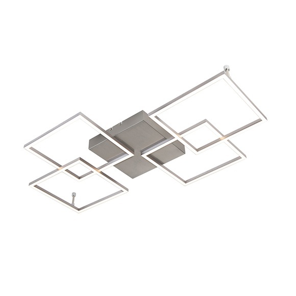 Paul Neuhaus INIGO 8190-55 LED-Deckenleuchte EEK: LED (A++ - E) 32 W Warm-Weiß Edelstahl