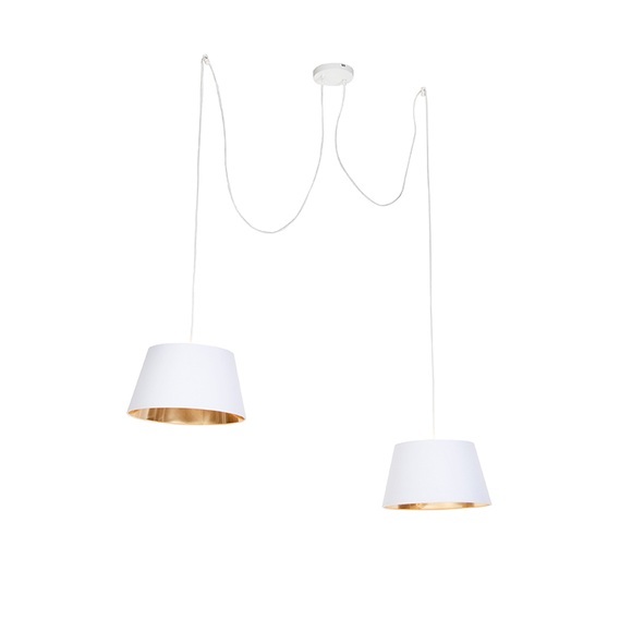 Moderne Pendelleuchte weiß - Lofty