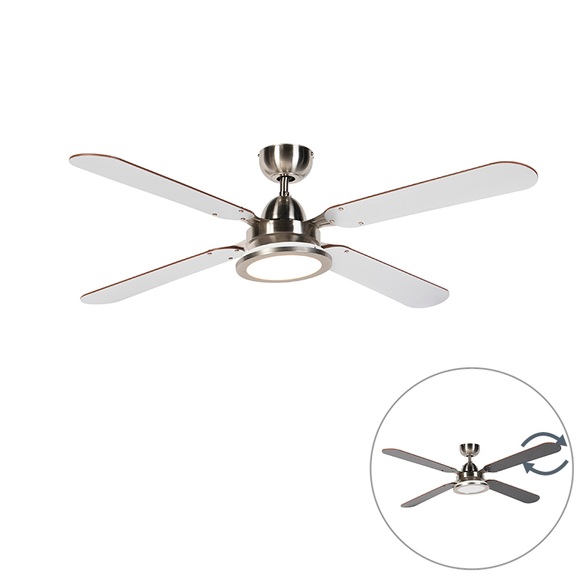 Deckenventilator grau mit Fernbedienung - Fanattic