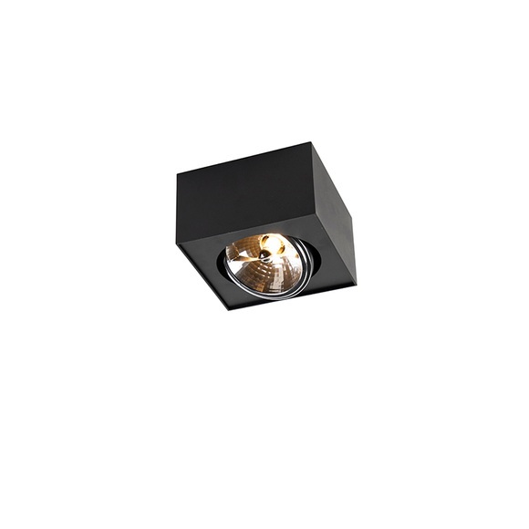 Design Spot Square 1-flammig inkl. G9 schwarz - Kaya