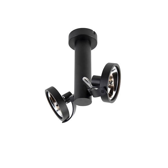 Design Spot verstellbar 2-Licht inkl. G9 schwarz - Goes