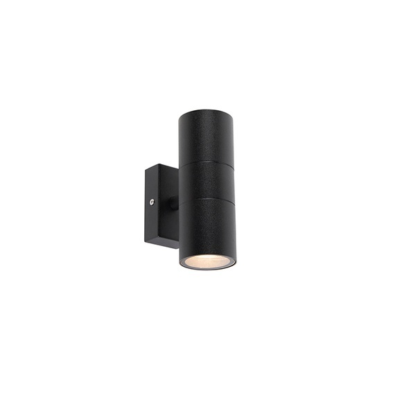Außenwandleuchte schwarz IP44 - Duo