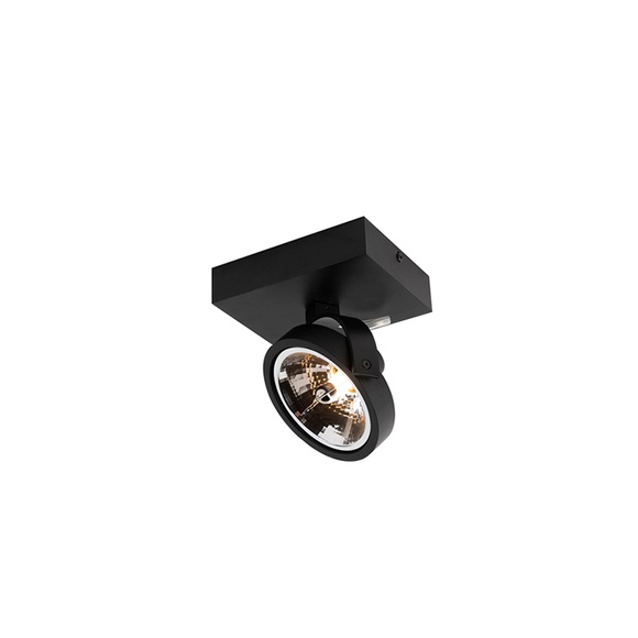 Design Spot schwarz verstellbar 1-flammig inkl. LED - Go