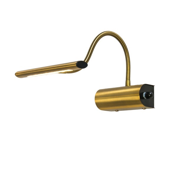 Curtis Bilderleuchte LED m. Dimmer - messing matt