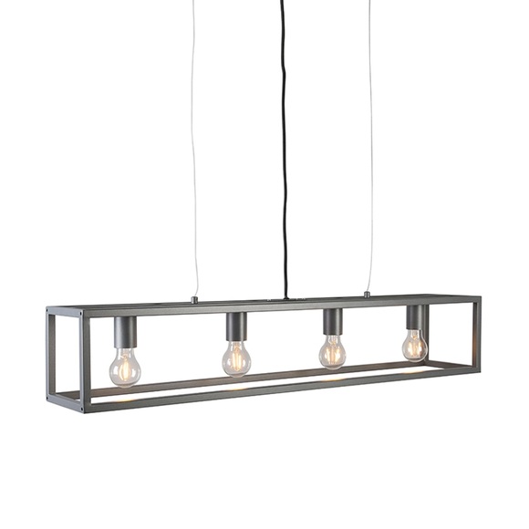 Moderne Hängelampe Anthrazit - Käfig 4