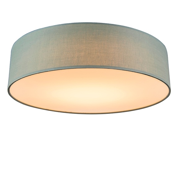 Deckenleuchte grün 40 cm inkl. LED - Drum LED