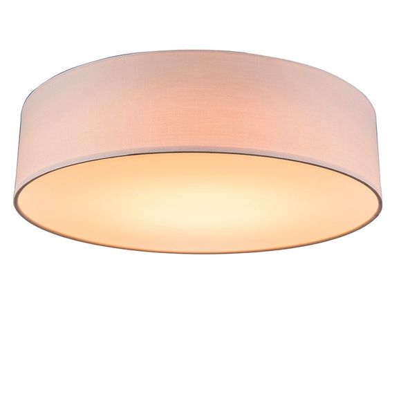 Deckenleuchte pink 40 cm inkl. LED - Drum LED