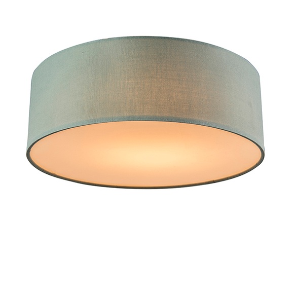 Deckenleuchte grün 30 cm inkl. LED - Drum LED