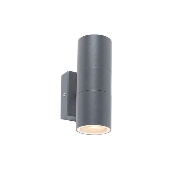 Außenwandleuchte anthrazit IP44 - Duo