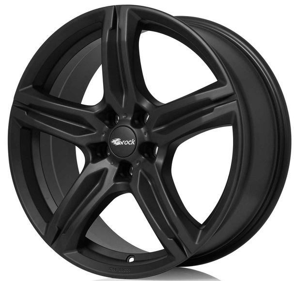 Brock B29 Felge 7.5x17 5x100 ET38 Schwarz Klar Matt