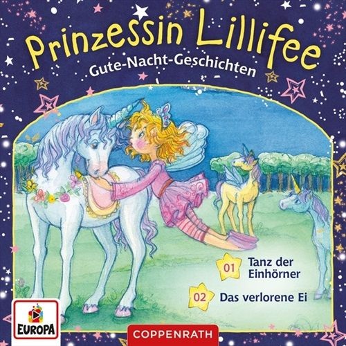 Gute-Nacht-Geschichten mit Prinzessin Lillifee. Tl.2, 1 Audio-CD