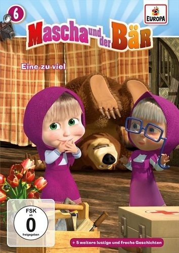 Mascha und der Bär - Eine zu viel, 1 DVD