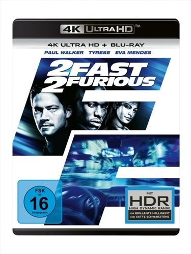 2 Fast 2 Furious 4K, 2 UHD-Blu-ray