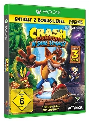 Xbox One - Crash Bandicoot N. Sane Trilogy Box