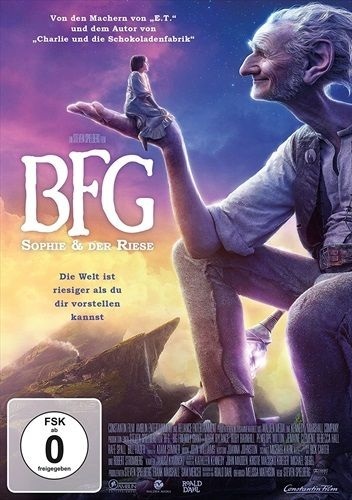 BFG - Big Friendly Giant, DVD