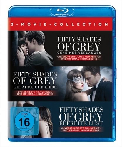 Fifty Shades of Grey - 3 Movie - Collection, 3 Blu-ray