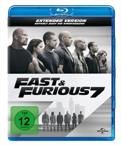 Fast & Furious 7, 1 Blu-ray + Digital UV (Extended Version)