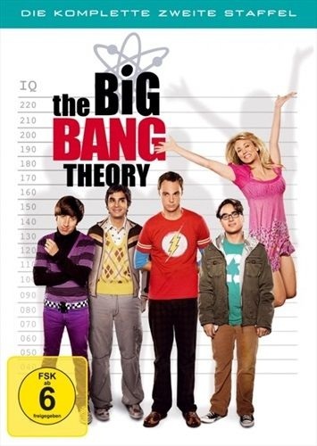 The Big Bang Theory. Staffel.2, 4 DVDs